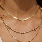 Colar Natalia Baunilha - Ouro 18K | SILLENE