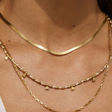 Colar Natalia Baunilha - Ouro 18K | SILLENE