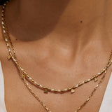 Colar Natalia Baunilha - Ouro 18K | SILLENE