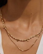 Colar Natalia Baunilha - Ouro 18K | SILLENE