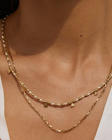 Colar Natalia Baunilha - Ouro 18K | SILLENE