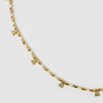 Colar Natalia Baunilha - Ouro 18K | SILLENE
