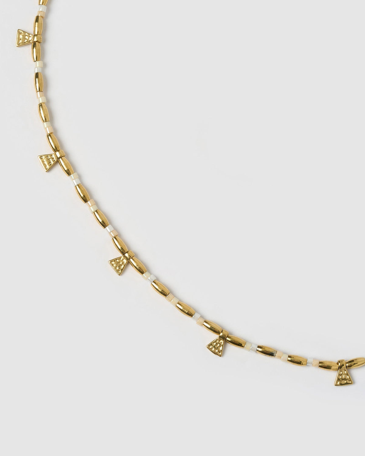 Colar Natalia Baunilha - Ouro 18K | SILLENE