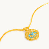 Colar Olho do Oceano em Ouro 18K, imagem 3
