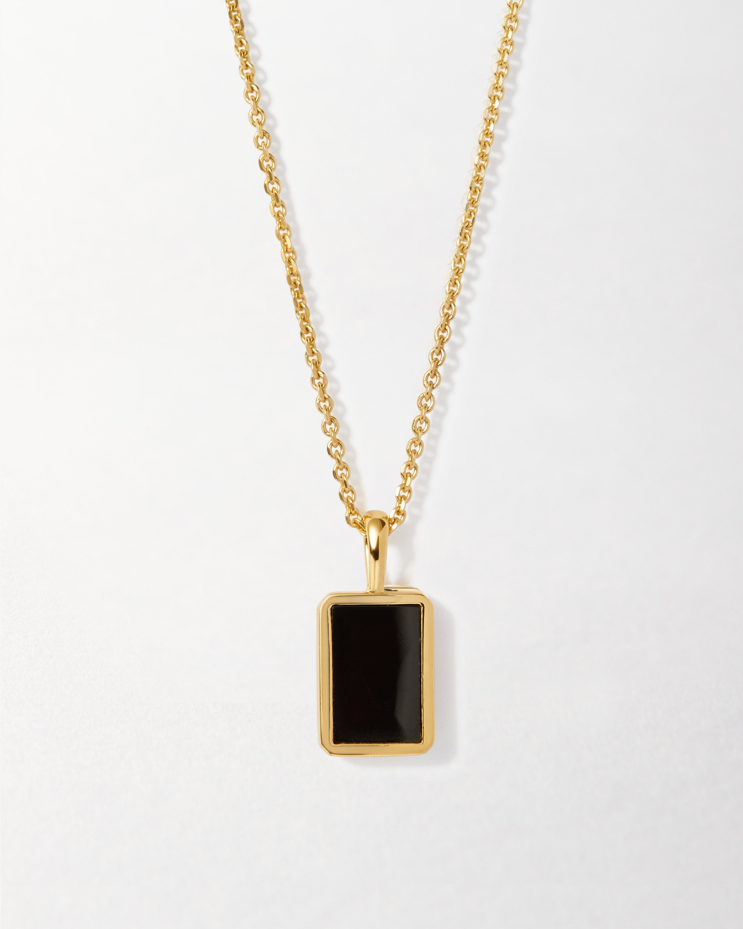 Colar Ônix Negro - Ouro 18K | SILLENE