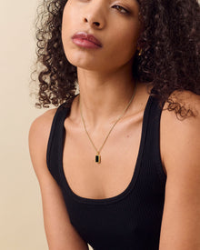 Colar Ônix Negro - Ouro 18K | SILLENE