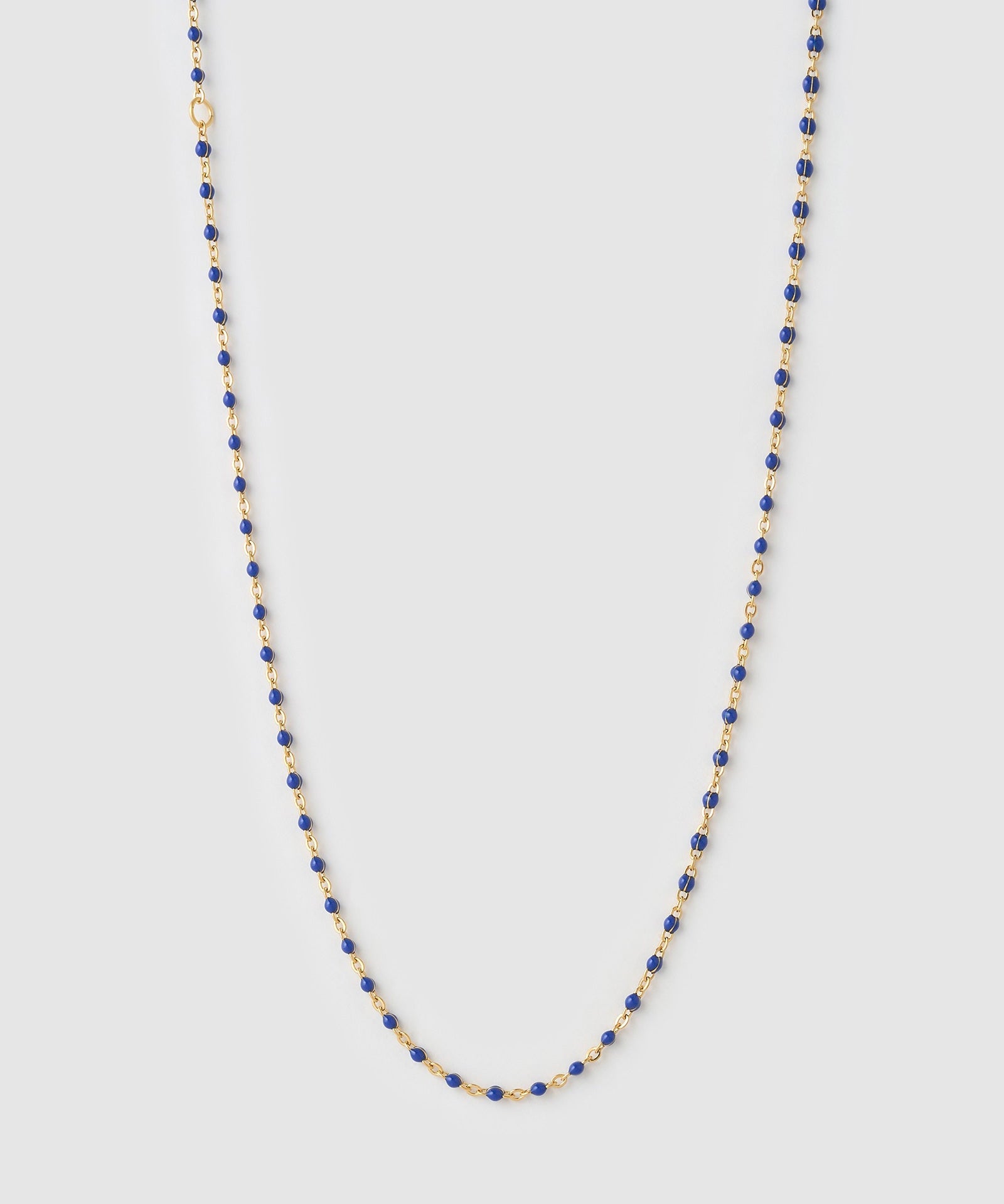 Colar Peggy Azul - Ouro 18K | SILLENE