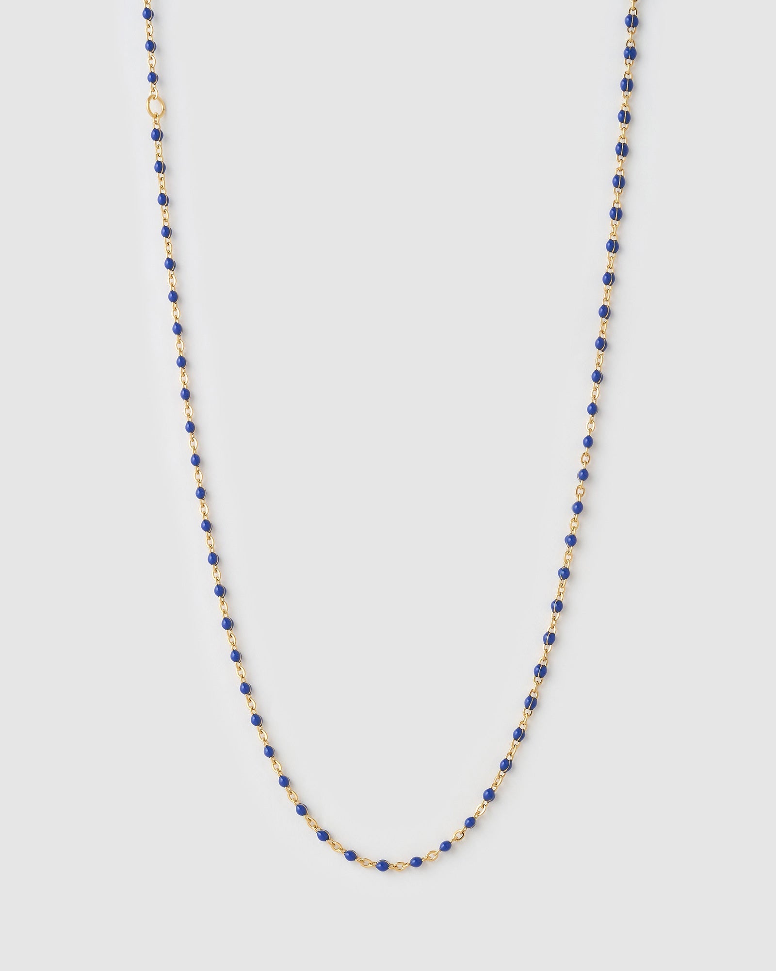 Colar Peggy Azul - Ouro 18K | SILLENE