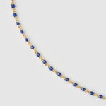 Colar Peggy Azul - Ouro 18K | SILLENE