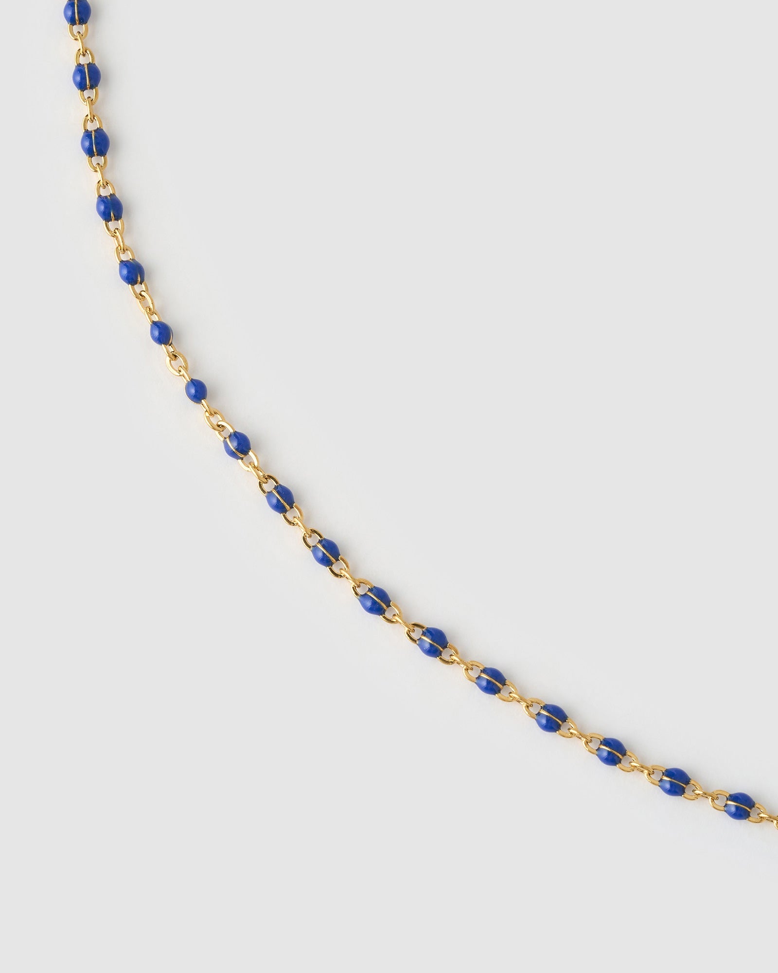 Colar Peggy Azul - Ouro 18K | SILLENE