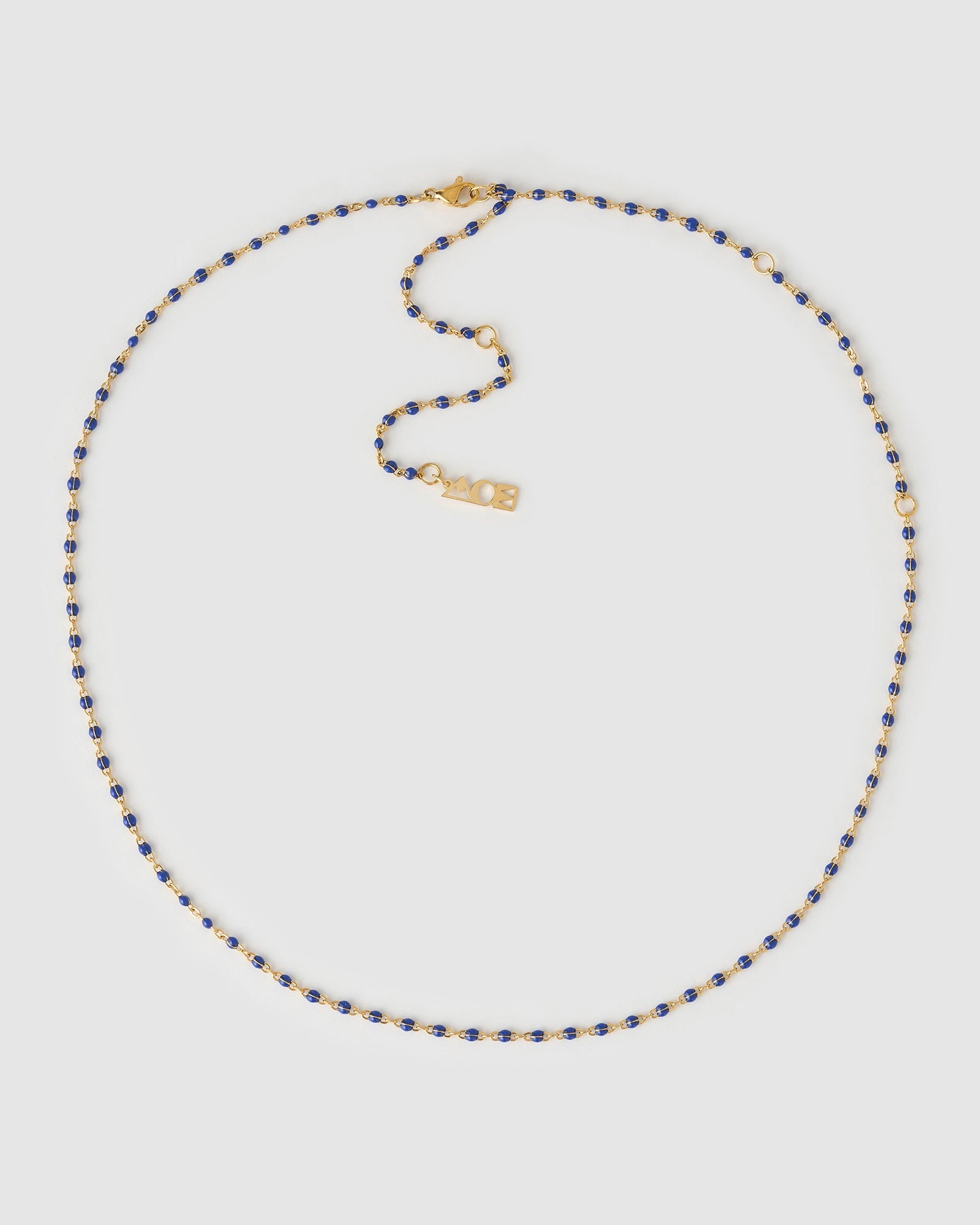 Colar Peggy Azul - Ouro 18K | SILLENE