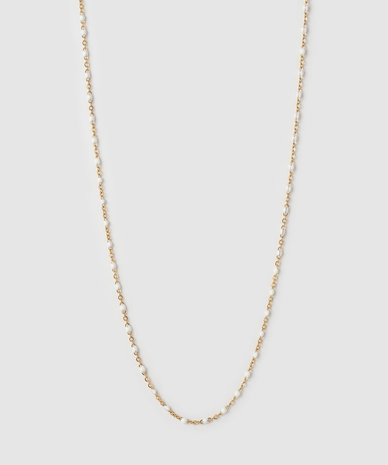 Colar Peggy Baunilha - Ouro 18K | SILLENE