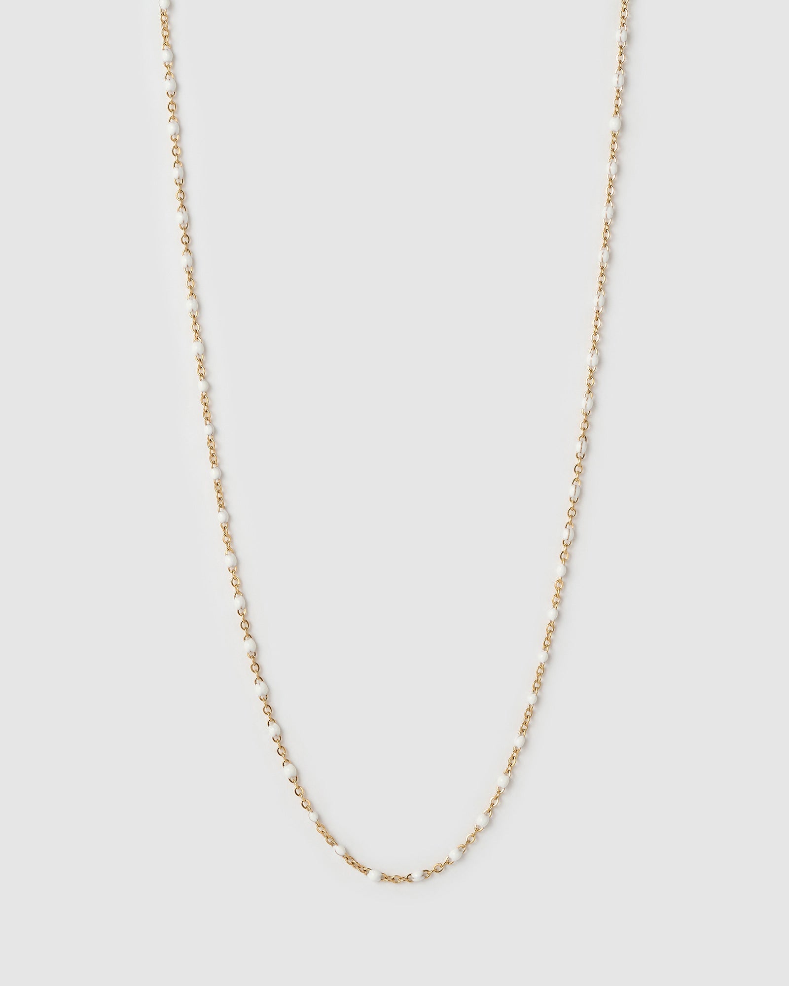 Colar Peggy Baunilha - Ouro 18K | SILLENE