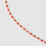 Colar Peggy Cereja - Ouro 18K | SILLENE
