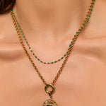 Colar Peggy Kiwi - Ouro 18K | SILLENE