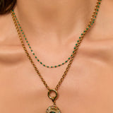 Colar Peggy Kiwi - Ouro 18K | SILLENE
