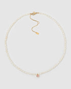 Colar Pérola Coração Kiki - Ouro 18K | SILLENE