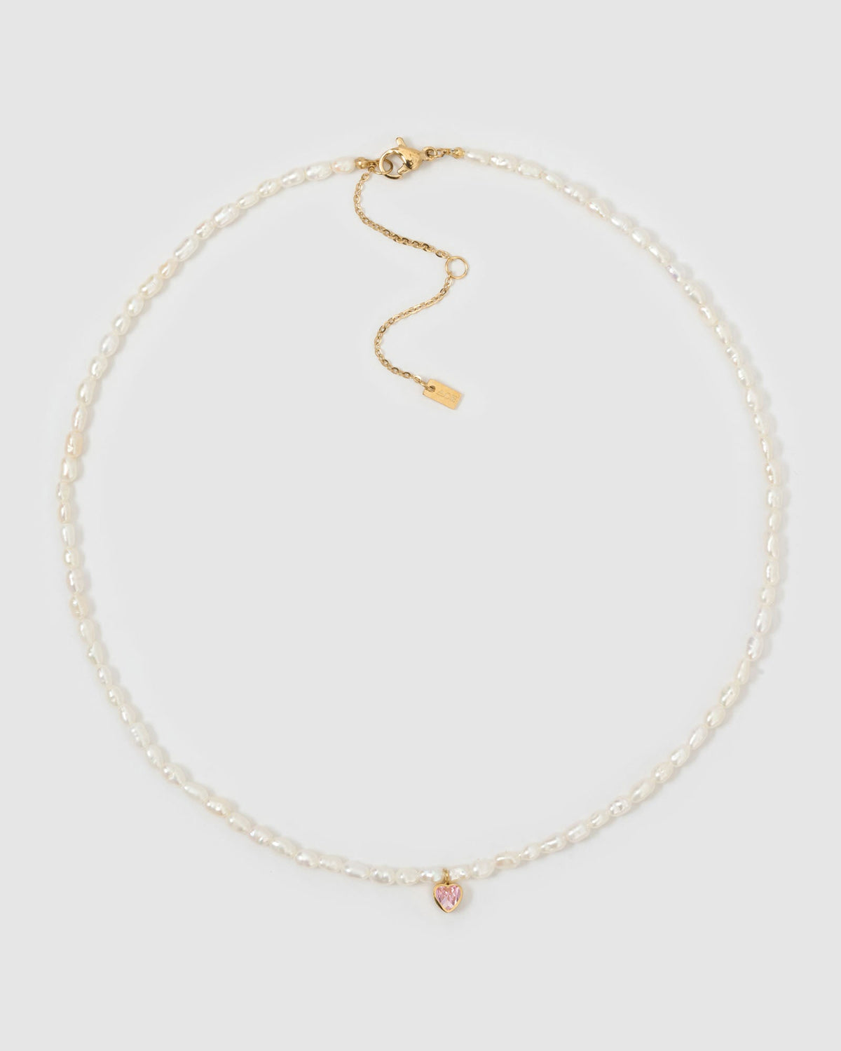 Colar Pérola Coração Kiki - Ouro 18K | SILLENE