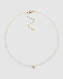 Colar Pérola Coração Kiki - Ouro 18K | SILLENE