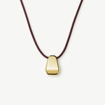 Colar Pingente Arco Cordão - Ouro 18K | SILLENE
