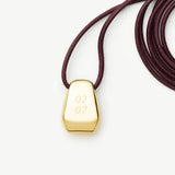 Colar Pingente Arco Cordão - Ouro 18K | SILLENE