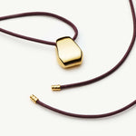 Colar Pingente Arco Cordão - Ouro 18K | SILLENE