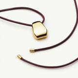 Colar Pingente Arco Cordão - Ouro 18K | SILLENE