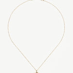 Colar Pingente Barra Cravejada - Ouro 18K | SILLENE