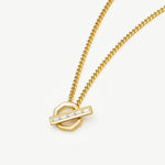 Colar Pingente Barra Hexagonal - Ouro 18K | SILLENE