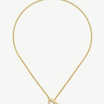 Colar Pingente Barra Hexagonal - Ouro 18K | SILLENE - detalhe