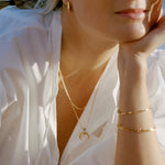 Colar Pingente Chifre Cravejado - Ouro 18K | SILLENE