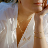Colar Pingente Chifre Cravejado - Ouro 18K | SILLENE