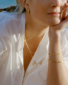 Colar Pingente Chifre Cravejado - Ouro 18K | SILLENE