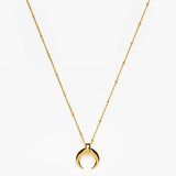 Colar Pingente Chifre Grande - Ouro 18K | SILLENE