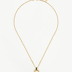 Colar Pingente Chifre Onix - Ouro 18K | SILLENE - detalhe