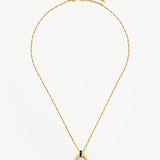 Colar Pingente Chifre Onix - Ouro 18K | SILLENE - detalhe