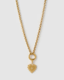 Colar Pingente Coração Belle - Ouro 18K | SILLENE