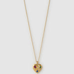 Colar Pingente Coração Bisou - Ouro 18K | SILLENE