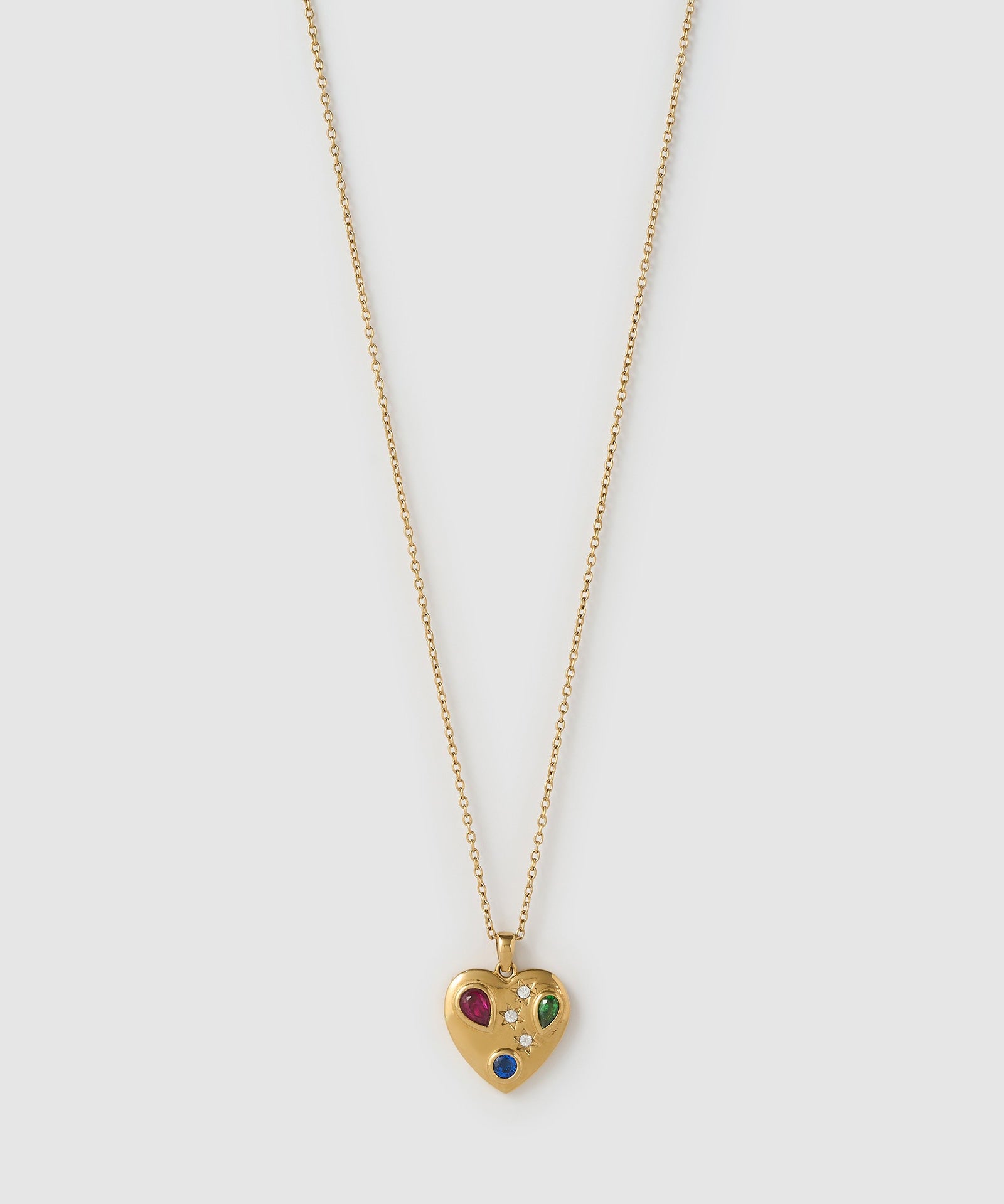 Colar Pingente Coração Bisou - Ouro 18K | SILLENE
