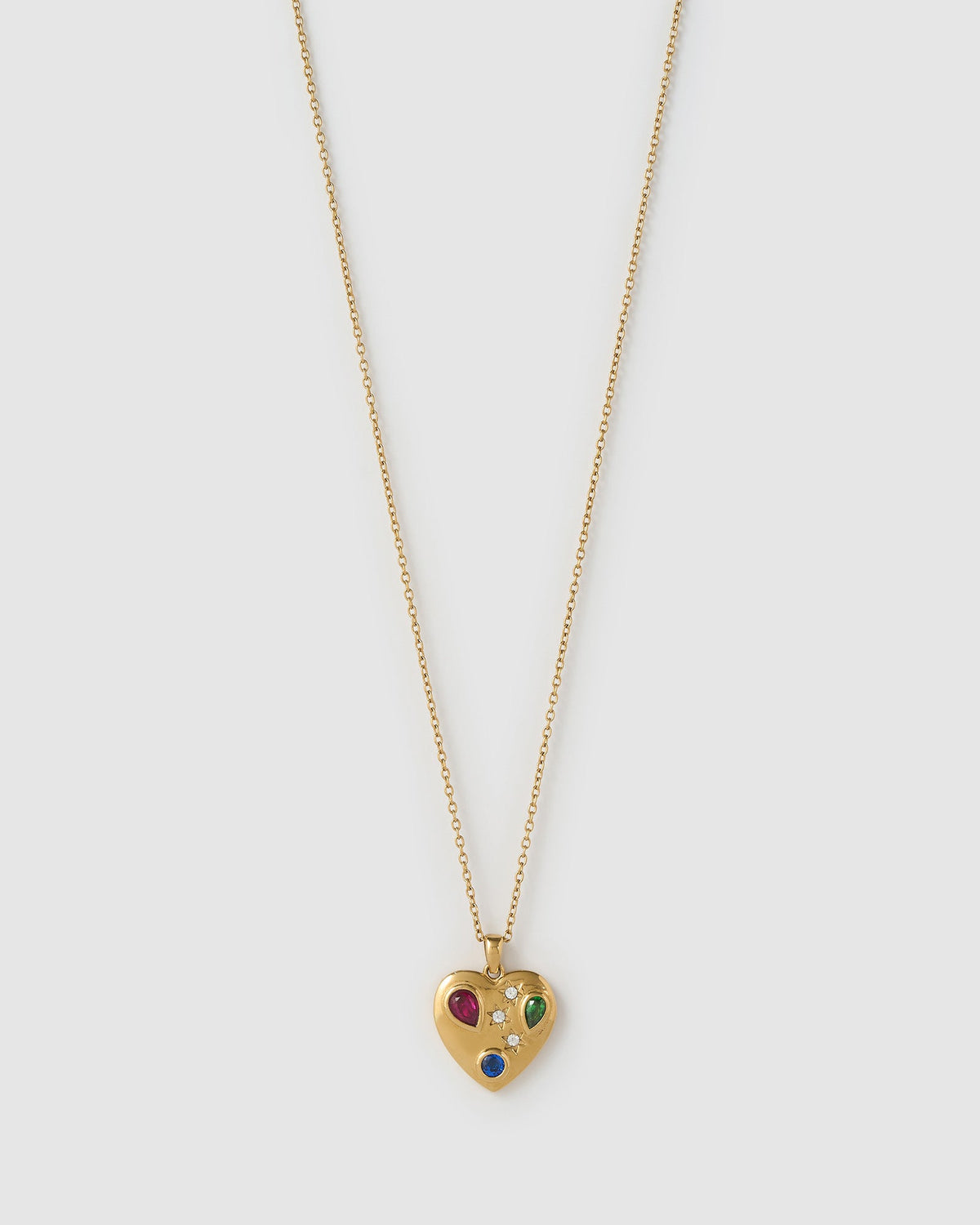 Colar Pingente Coração Bisou - Ouro 18K | SILLENE