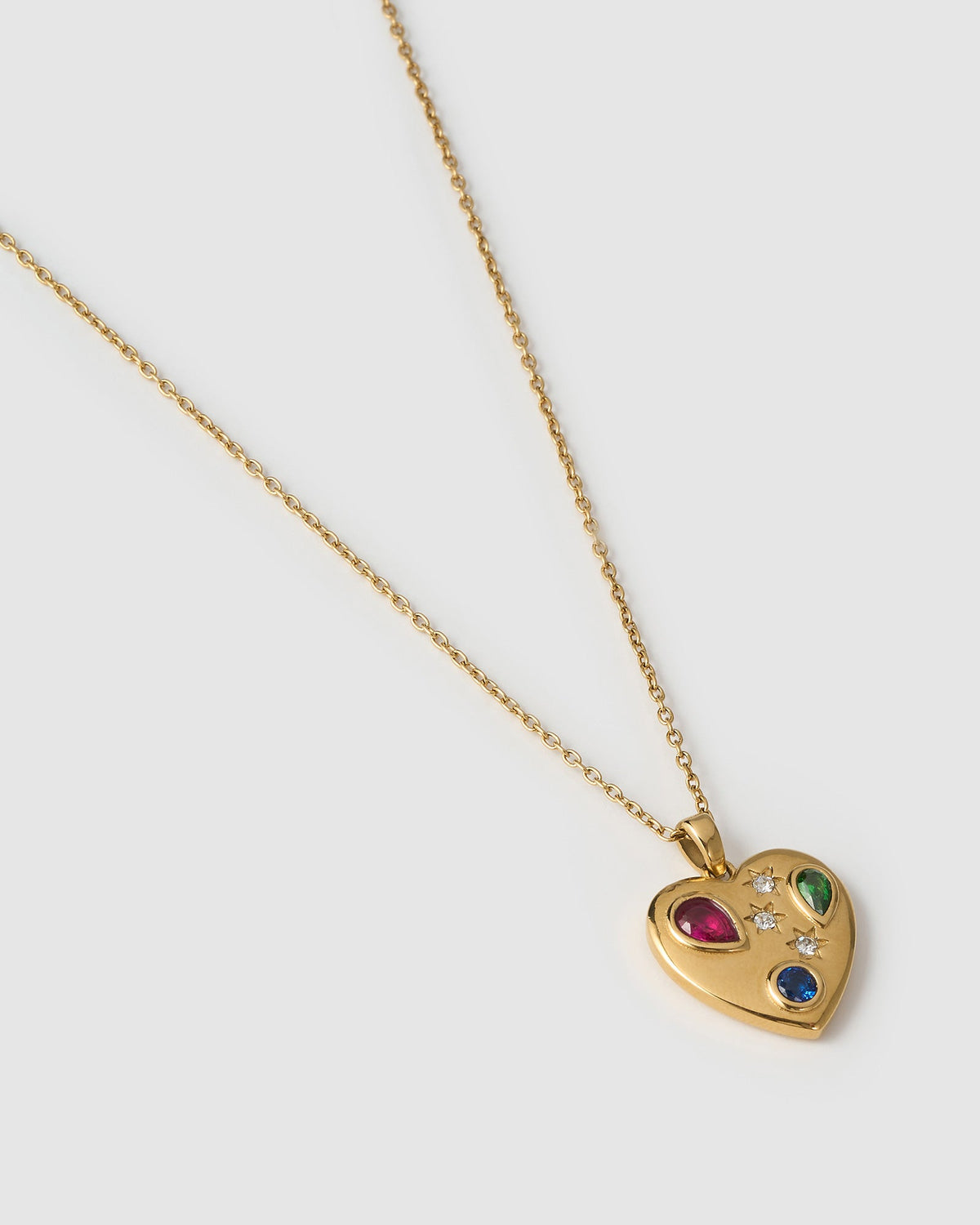 Colar Pingente Coração Bisou - Ouro 18K | SILLENE