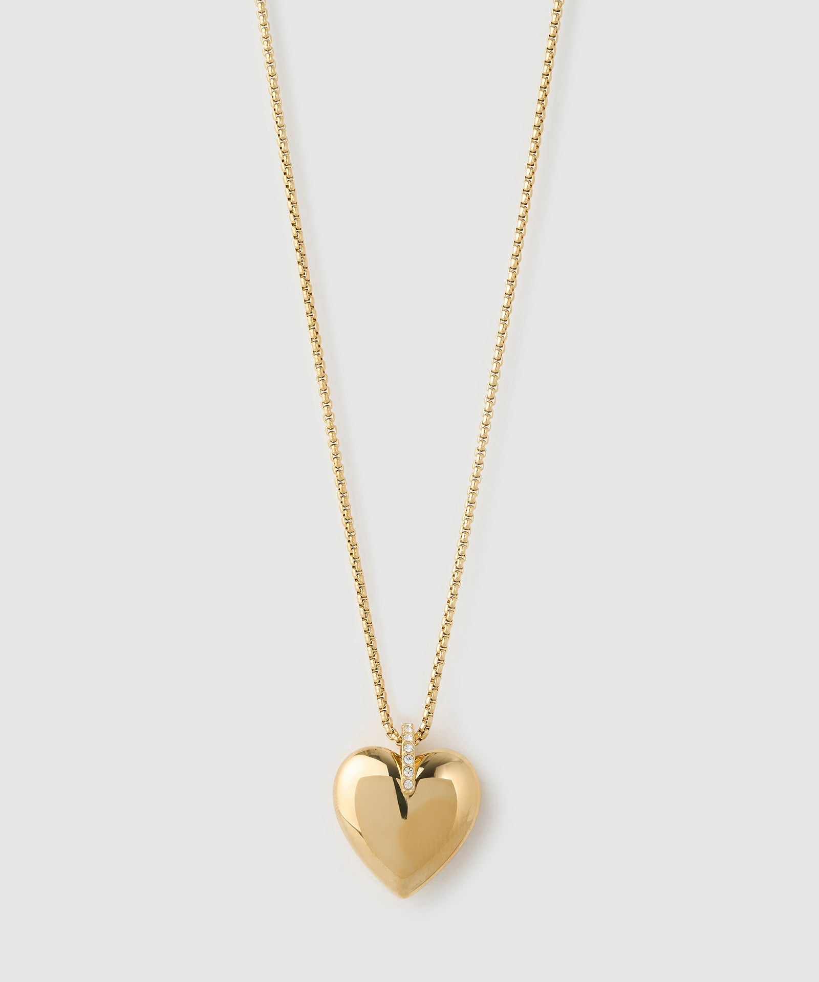 Colar Pingente Coração Daliah - Ouro 18K | SILLENE