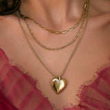 Colar Pingente Coração Daliah - Ouro 18K | SILLENE