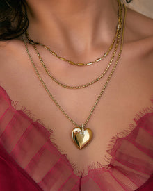 Colar Pingente Coração Daliah - Ouro 18K | SILLENE