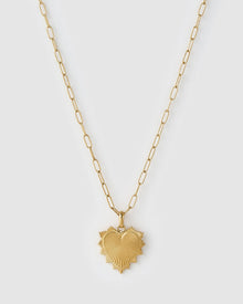 Colar Pingente Coração Rainha - Ouro 18K | SILLENE