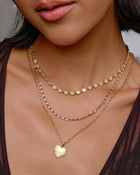 Colar Pingente Coração Rainha - Ouro 18K | SILLENE