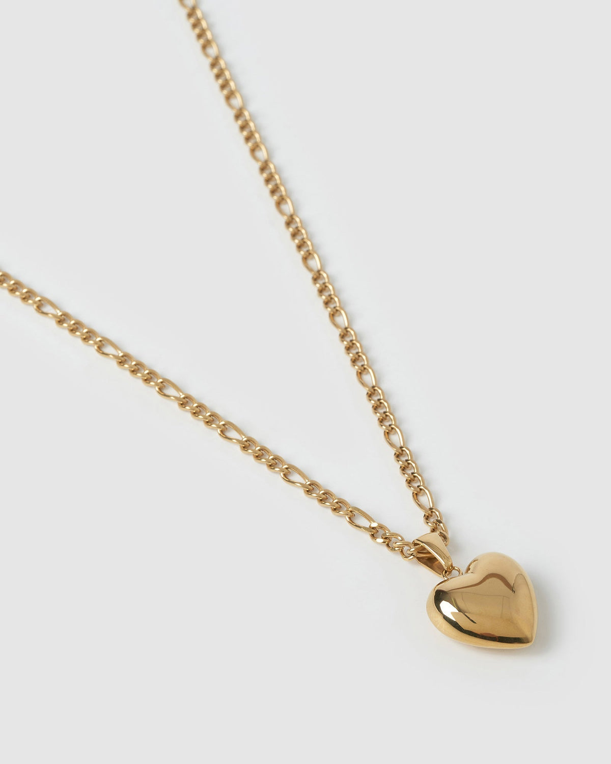Colar Pingente Coração Rose - Ouro 18K | SILLENE