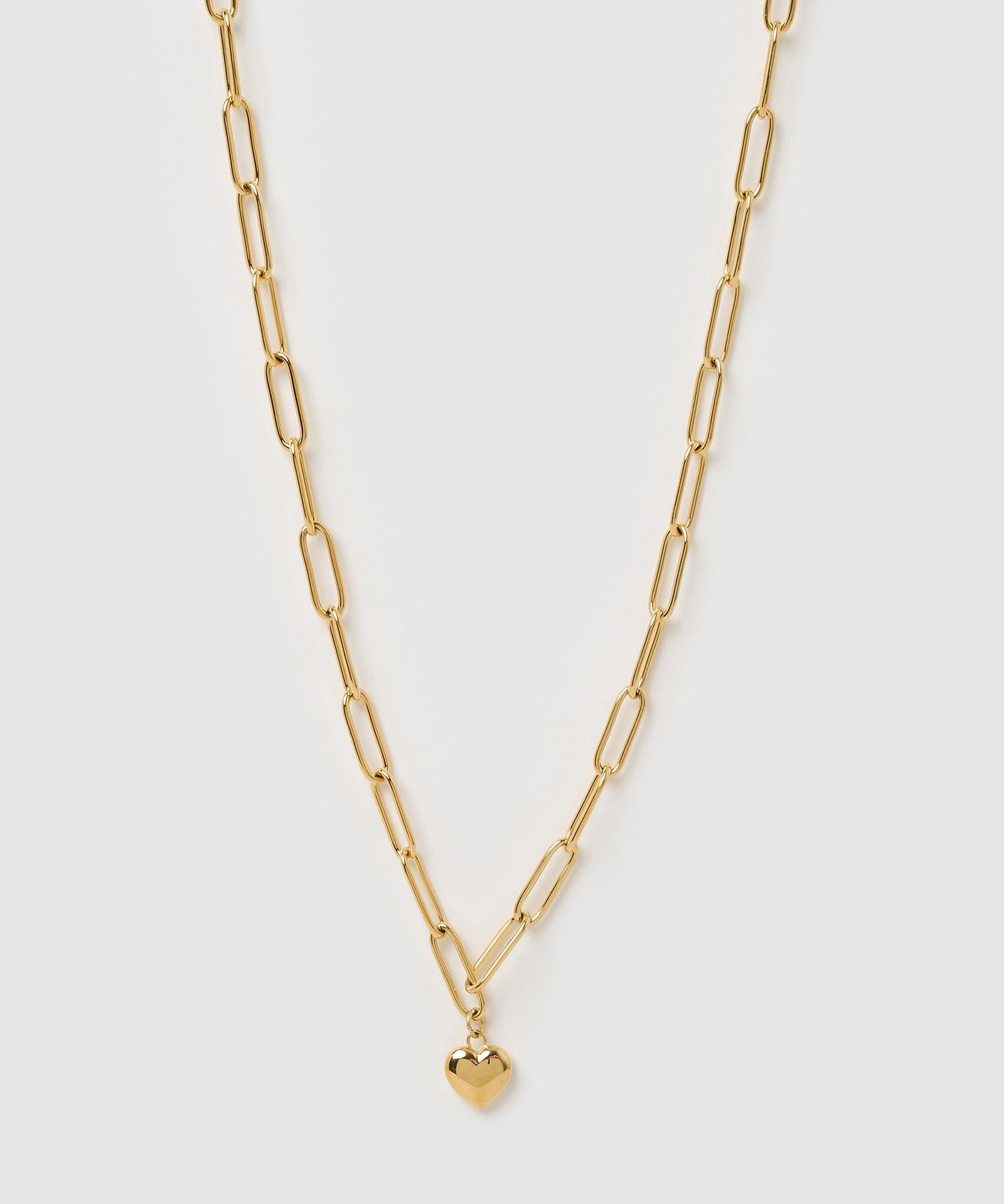 Colar Pingente Coração Treasure - Ouro 18K | SILLENE