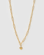 Colar Pingente Coração Treasure - Ouro 18K | SILLENE