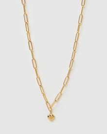 Colar Pingente Coração Treasure - Ouro 18K | SILLENE